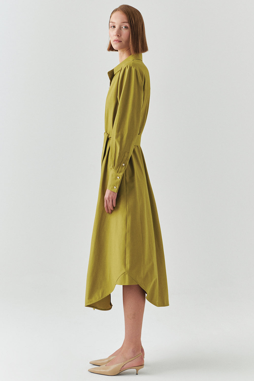McKinley Belted Shirt Dress