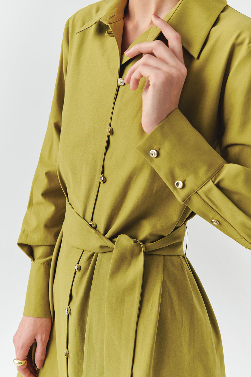 McKinley Belted Shirt Dress
