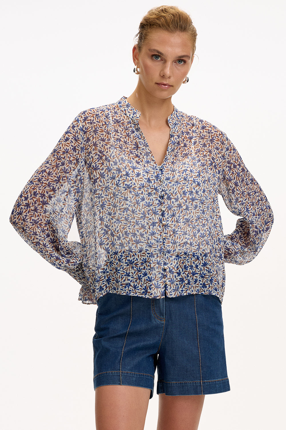 Kathleen Long Sleeve Shirt - MULTI COLOR