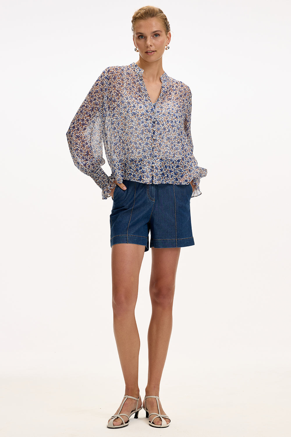 Kathleen Long Sleeve Shirt - MULTI COLOR