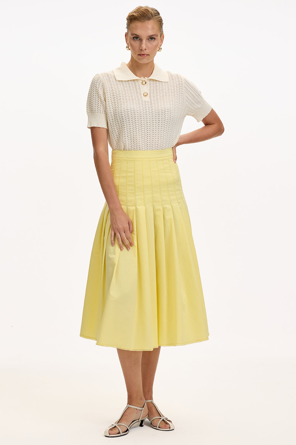 Midi Skirt - YELLOW