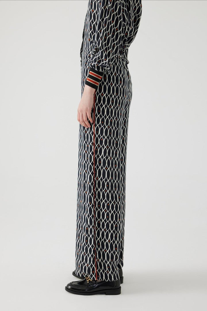 Geometric Patterned Palazzo Pants