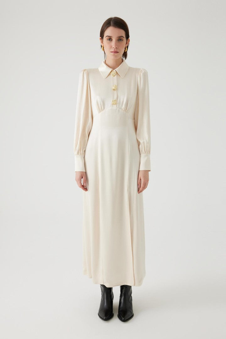 Regular Fit Long Dress with Slit