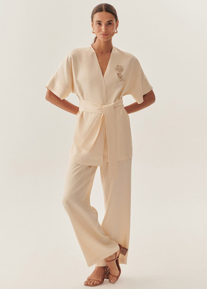 Luxe Kimono Wrap Jacket
