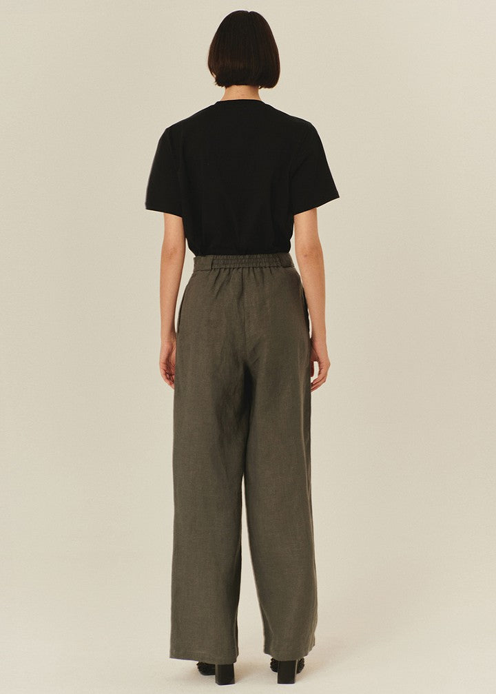 Pure Linen Palazzo Pants