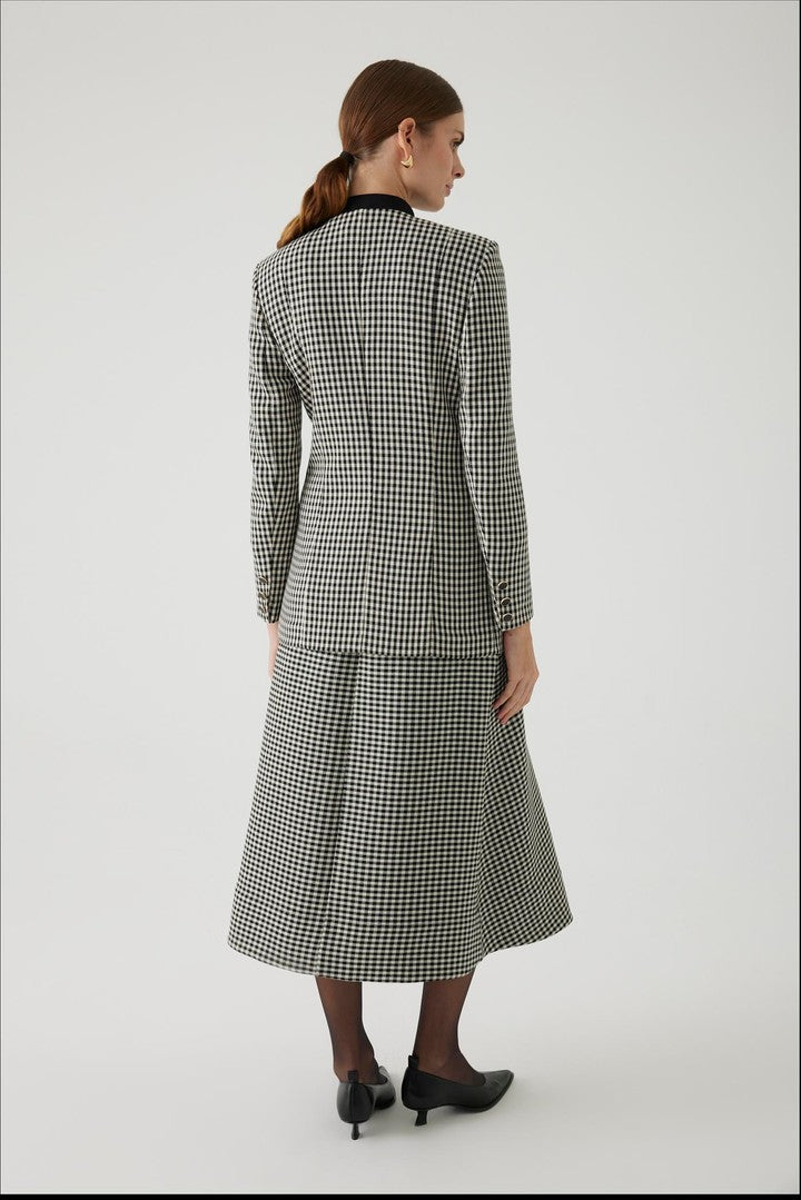 Slim Fit Gingham Jacket