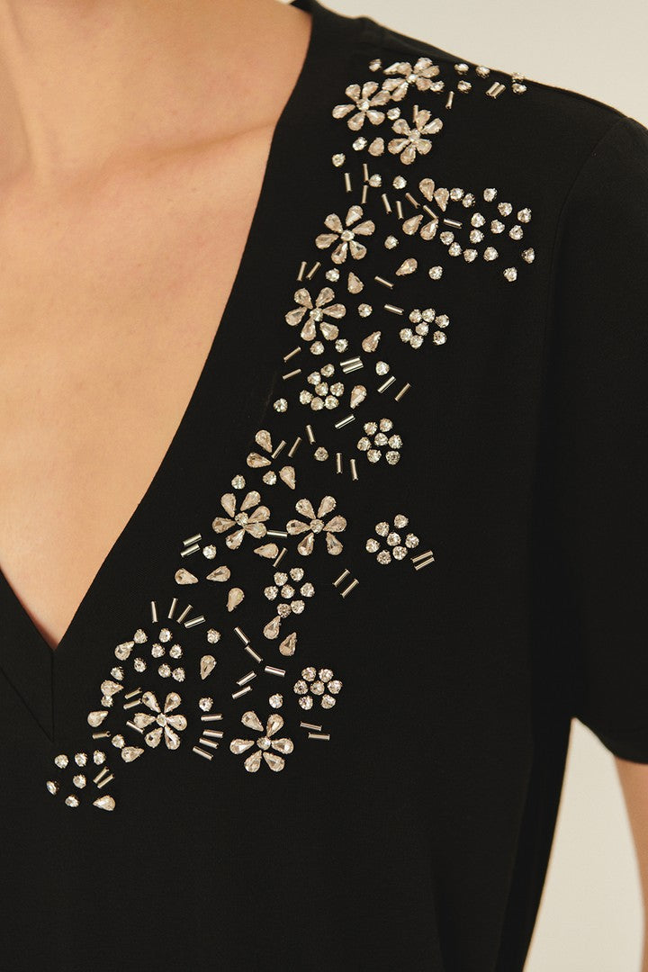 Understated Glam Embellished Tee