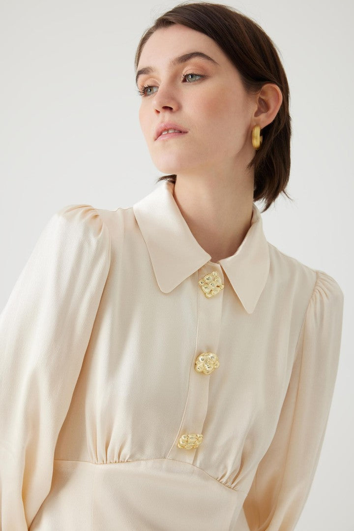 Regular Fit Long Dress with Slit