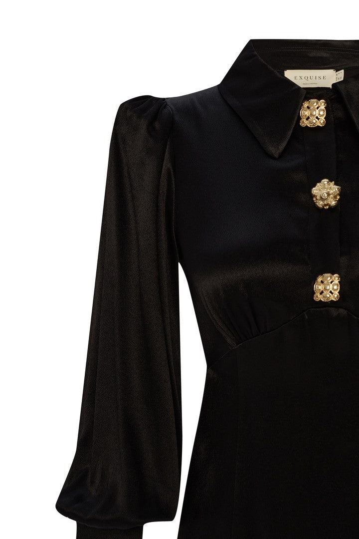 Regular Fit Long Dress with Slit