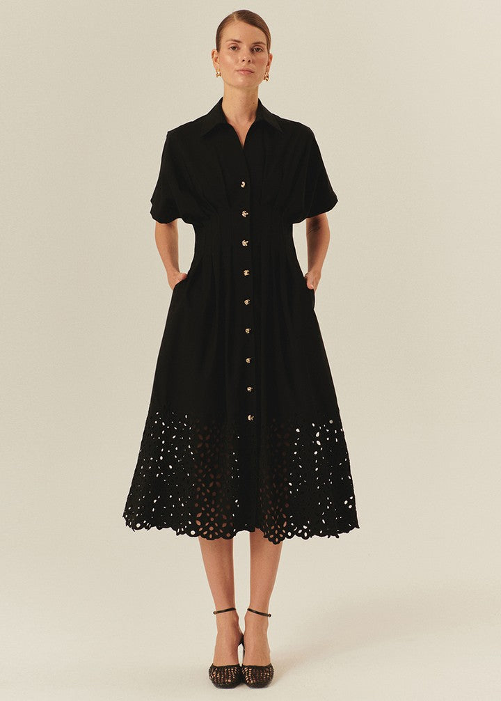 vera midi dress VERA MIDI DRESS Olive / M