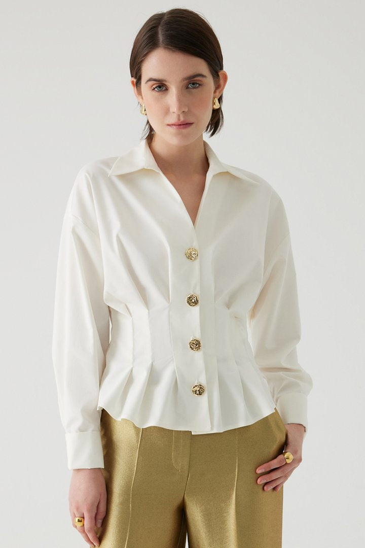 Bone Slim Fit Cotton Shirt