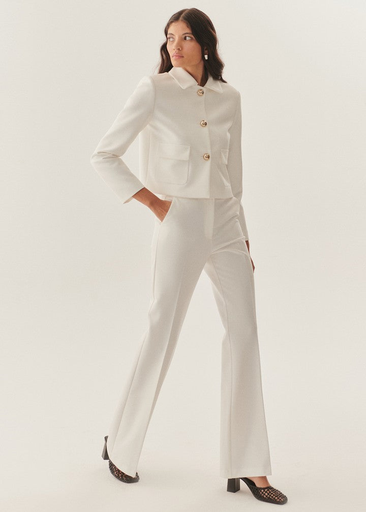Classic High-Waist Pants