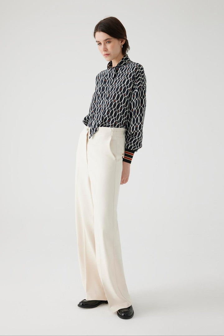 High Waist Wide-Leg Pants