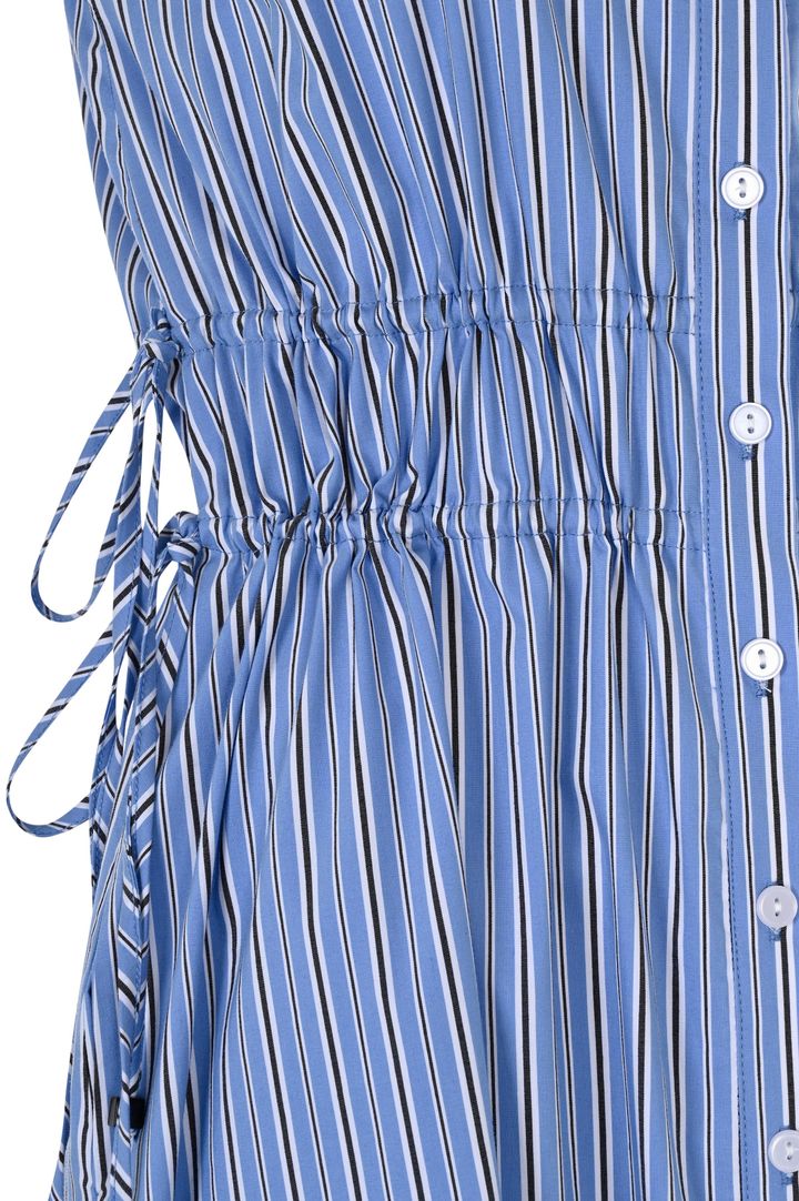 Playful Buttoned Midi Dress
