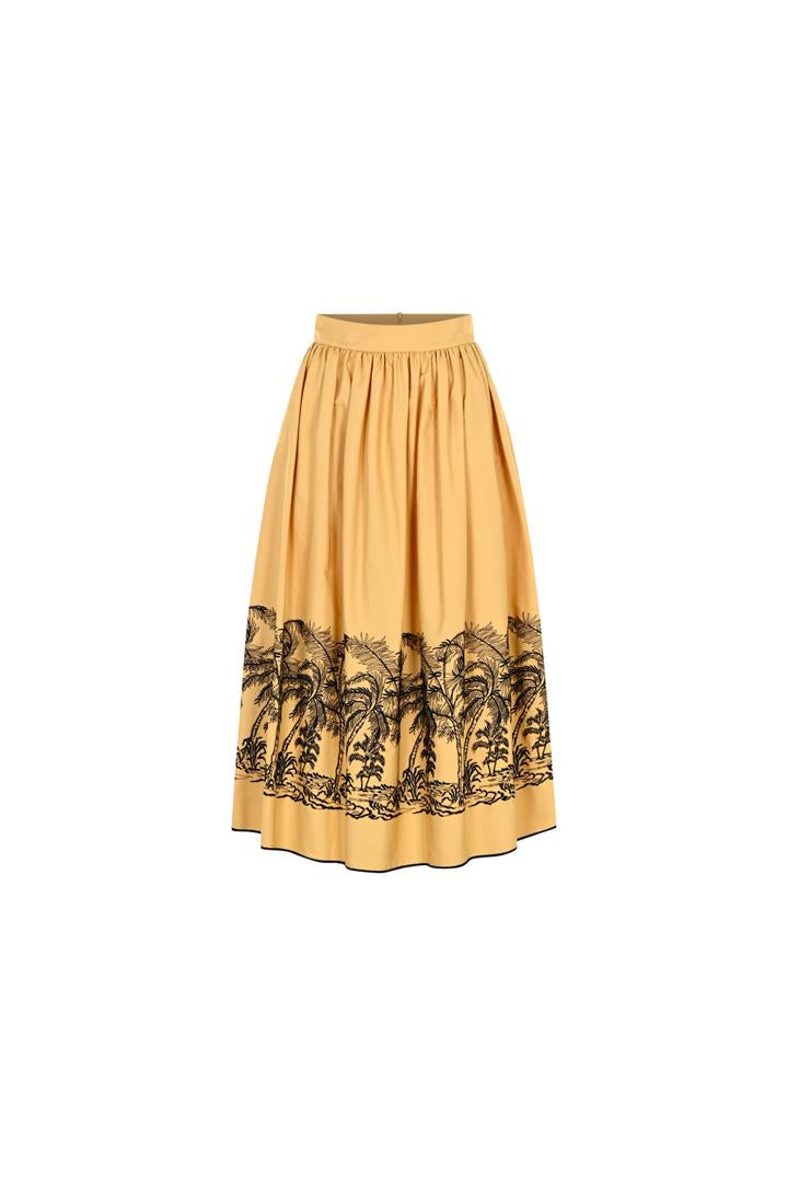 Chic High-Waist Pleated Skirt
