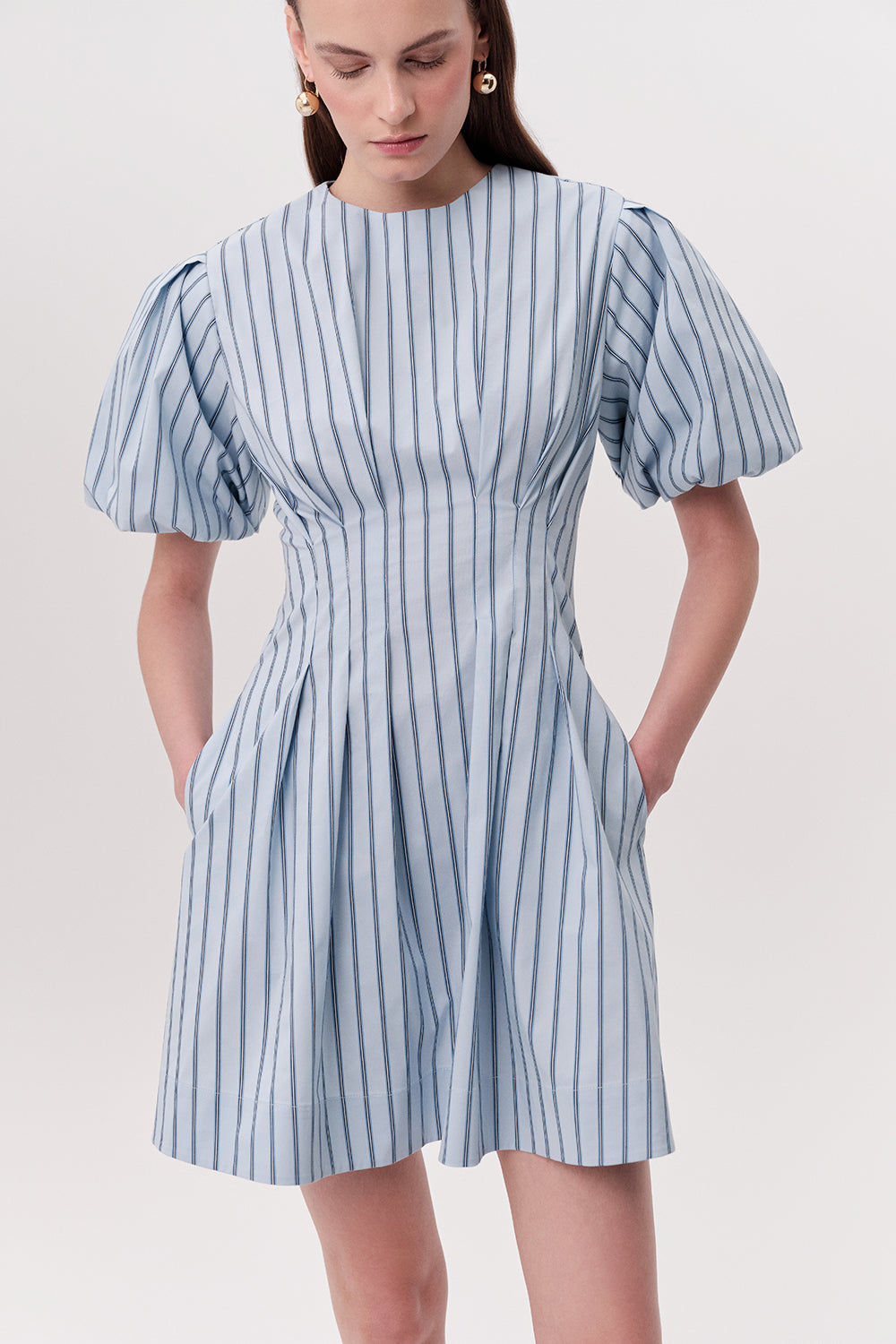 Nancy Mini Dress - BLUE