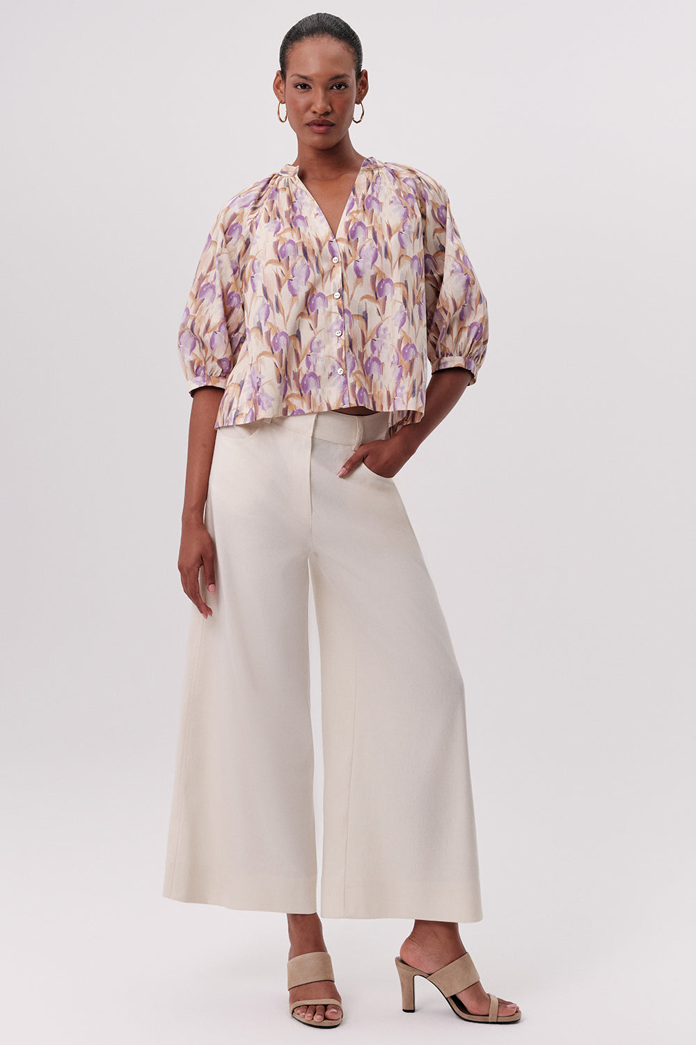 Mandy Short Sleeve Shirt - MULTI COLOR