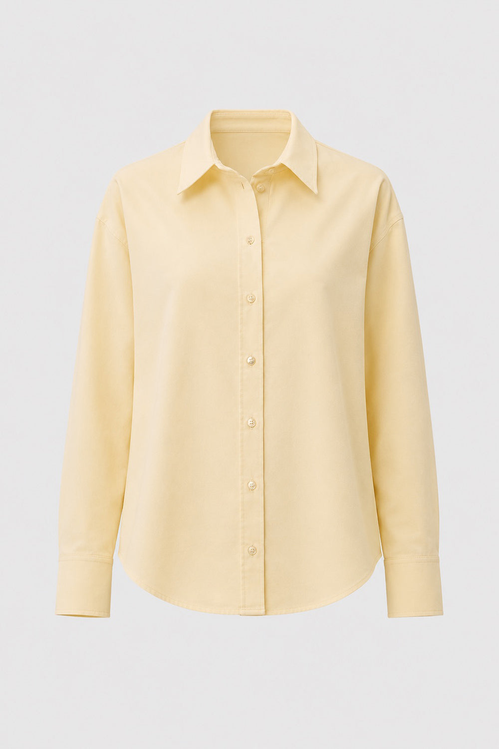 Jewel Cotton Shirt - YELLOW