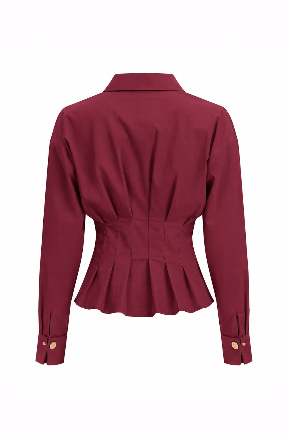 Erika Cotton Poplin Shirt – RED