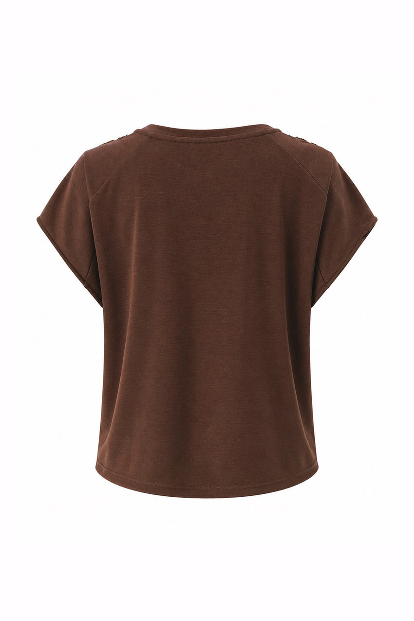 Oaklyn Tshirt - BROWN