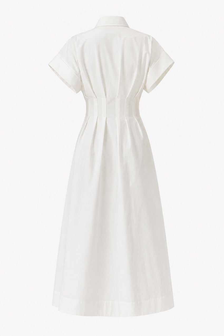 Samantha Midi Dress - ECRU