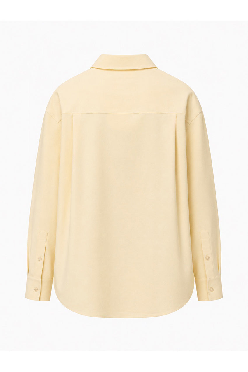 Jewel Cotton Shirt - YELLOW