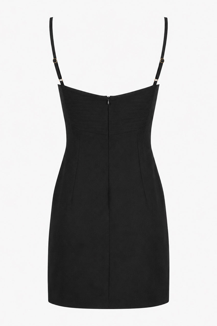 Renata Mini Dress - BLACK