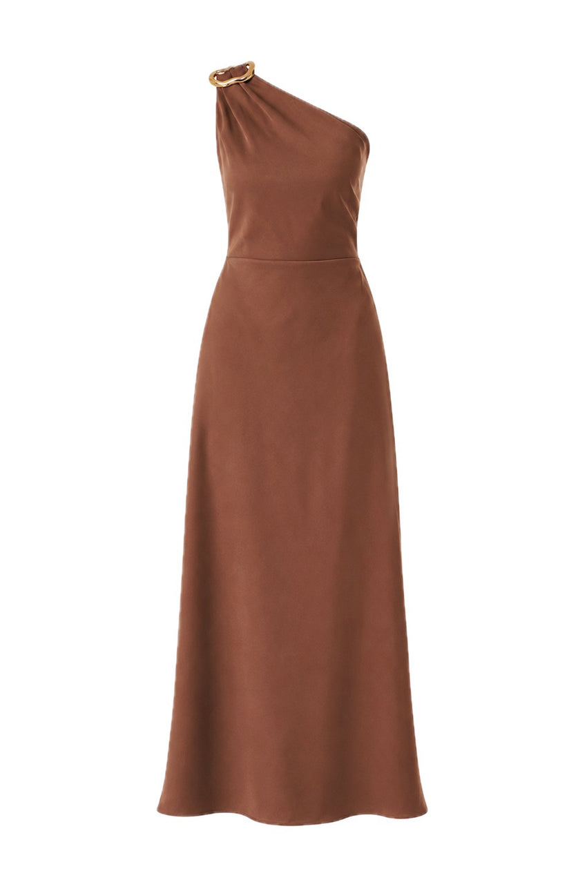 Zariah Maxi Dress - BROWN