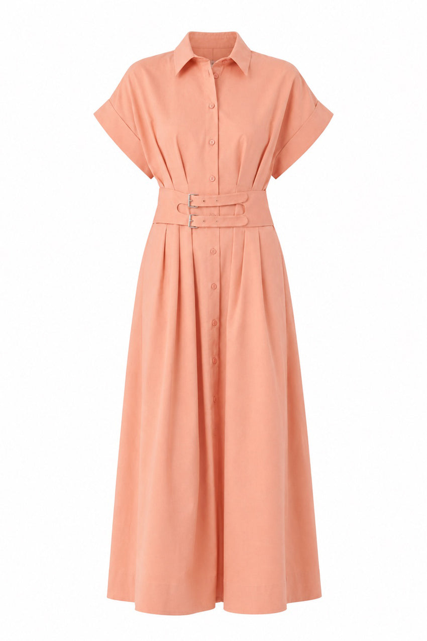 Samantha Midi Dress - PINK