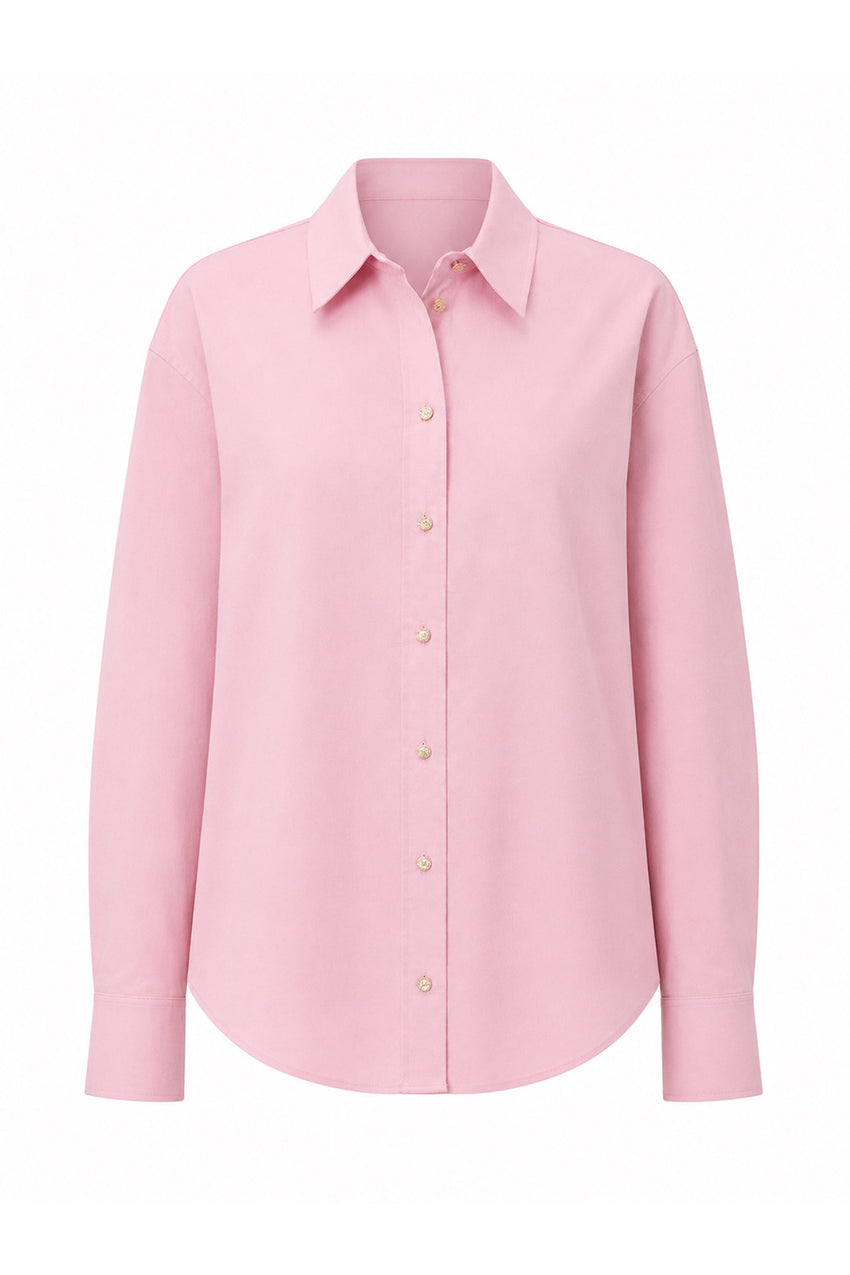 Jewel Cotton Shirt - PINK