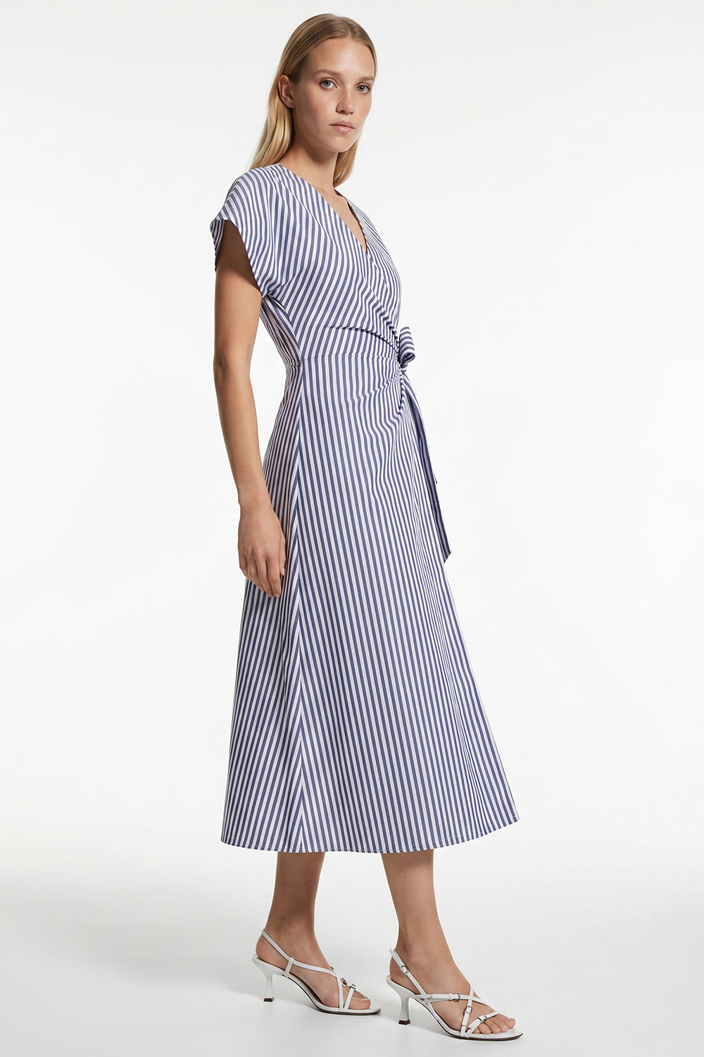 Collins Midi Dress - BLUE