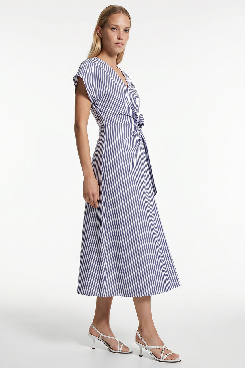 Collins Midi Dress - BLUE