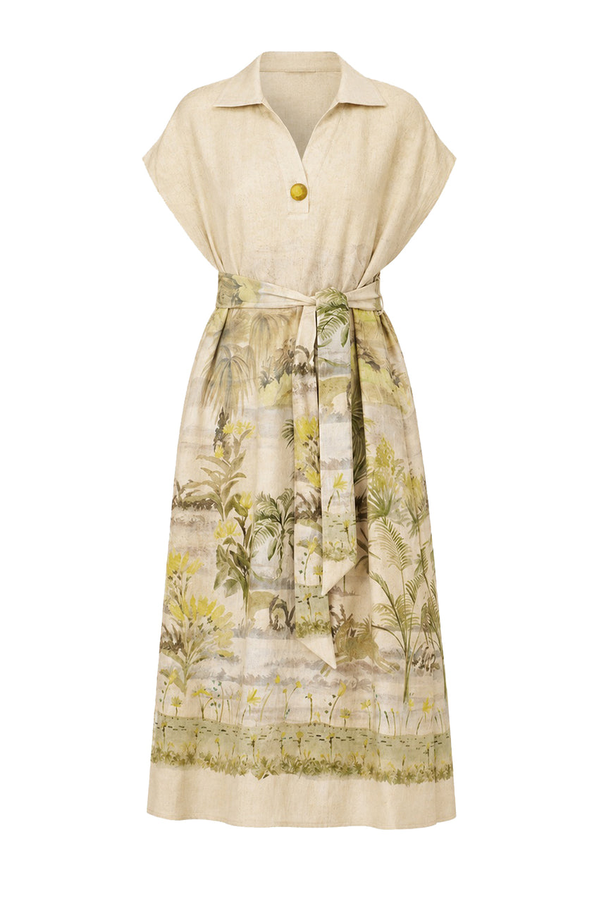 Matilda Midi Dress - MULTI COLOR