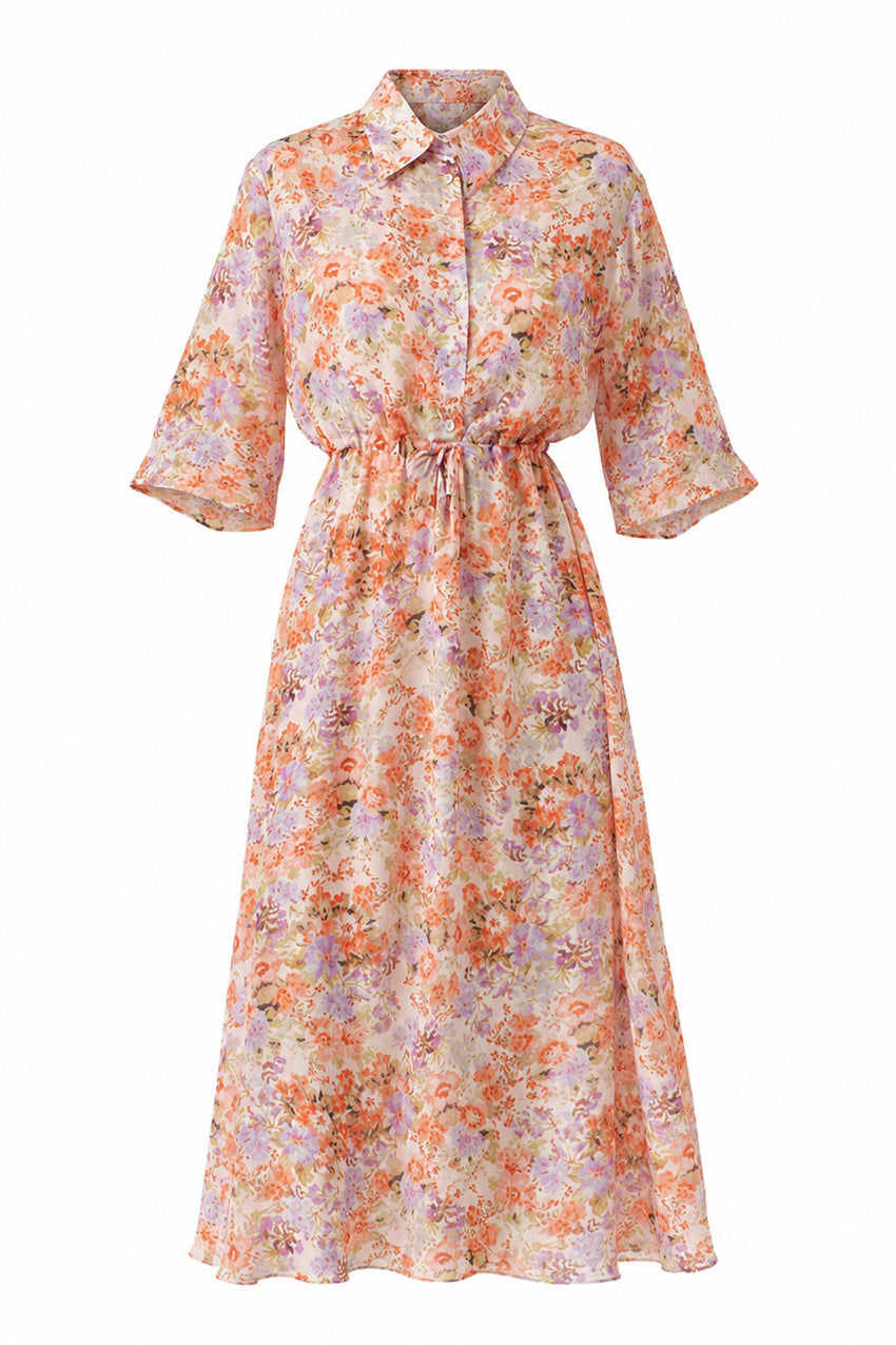 Maliyah Midi Dress - MULTI COLOR