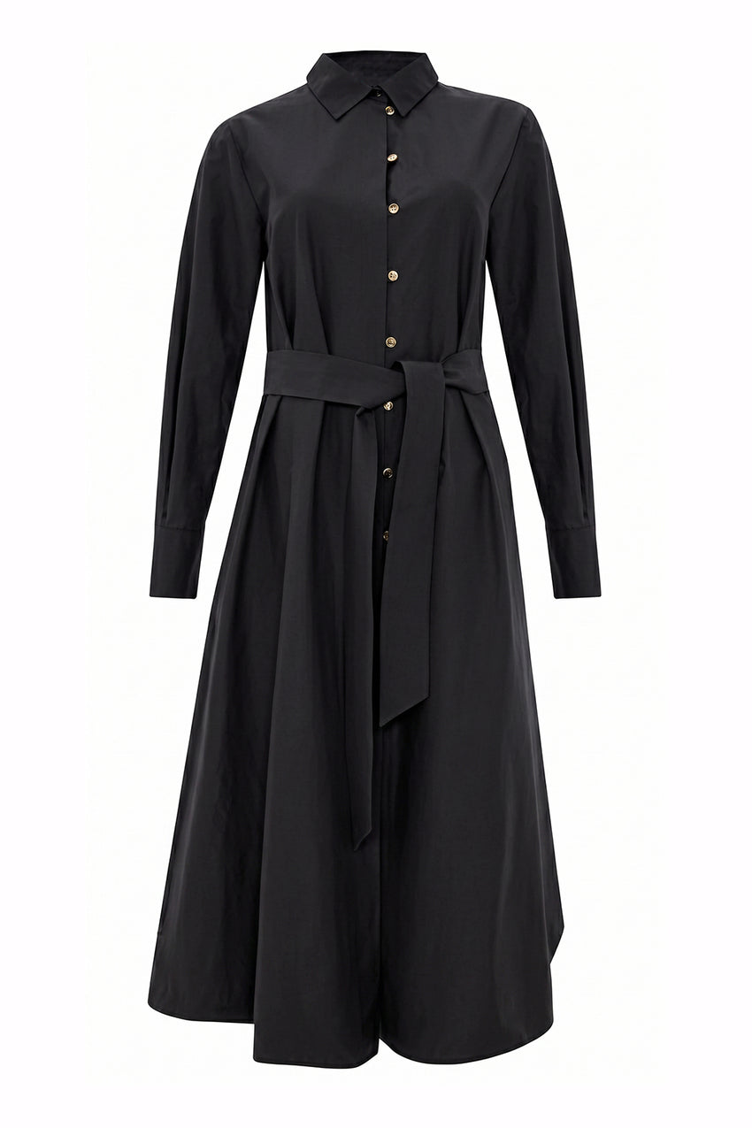 Mckinley Midi Dress - BLACK
