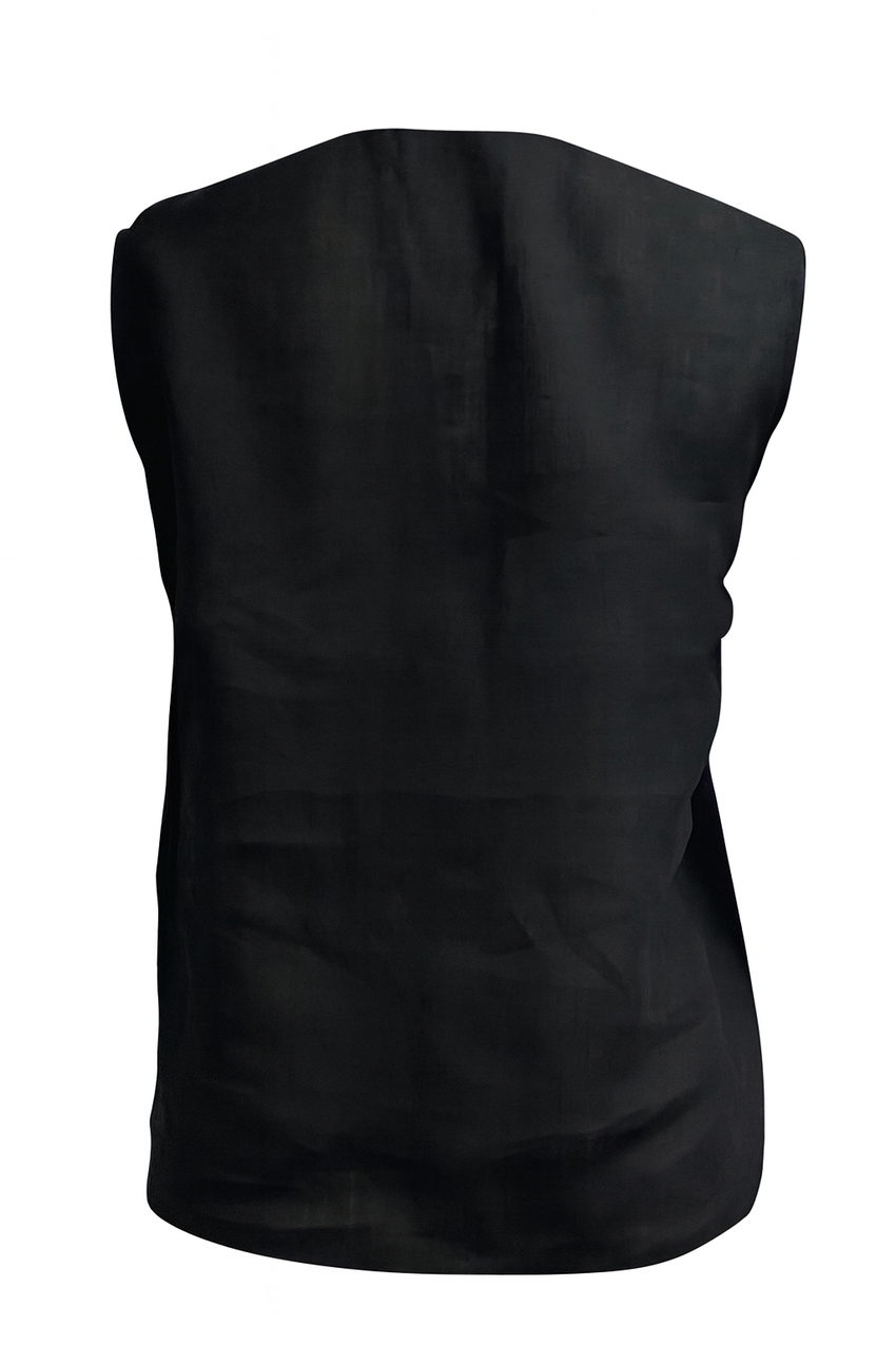 Chanler Sleveeless Lace Blouse - BLACK