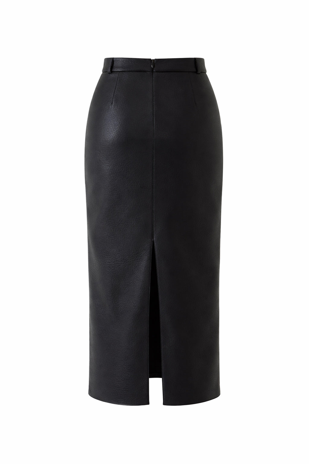 Alok Leather Skirt - Black