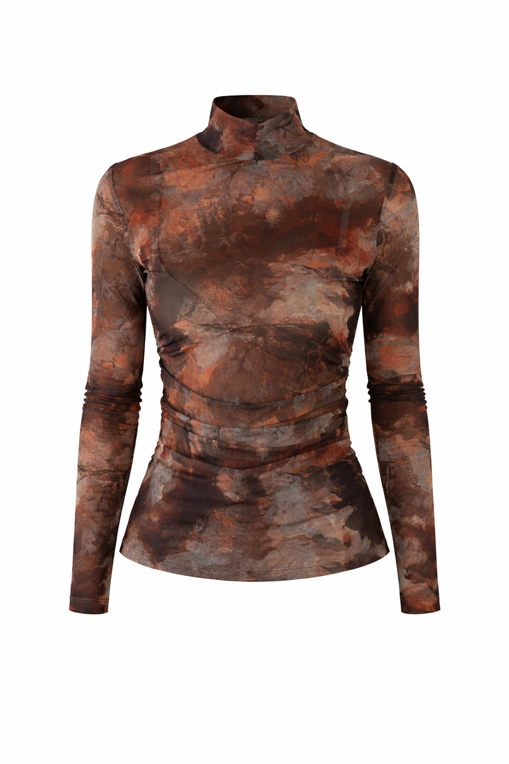 Aldo Tulle Knit Blouse - MULTI COLOR