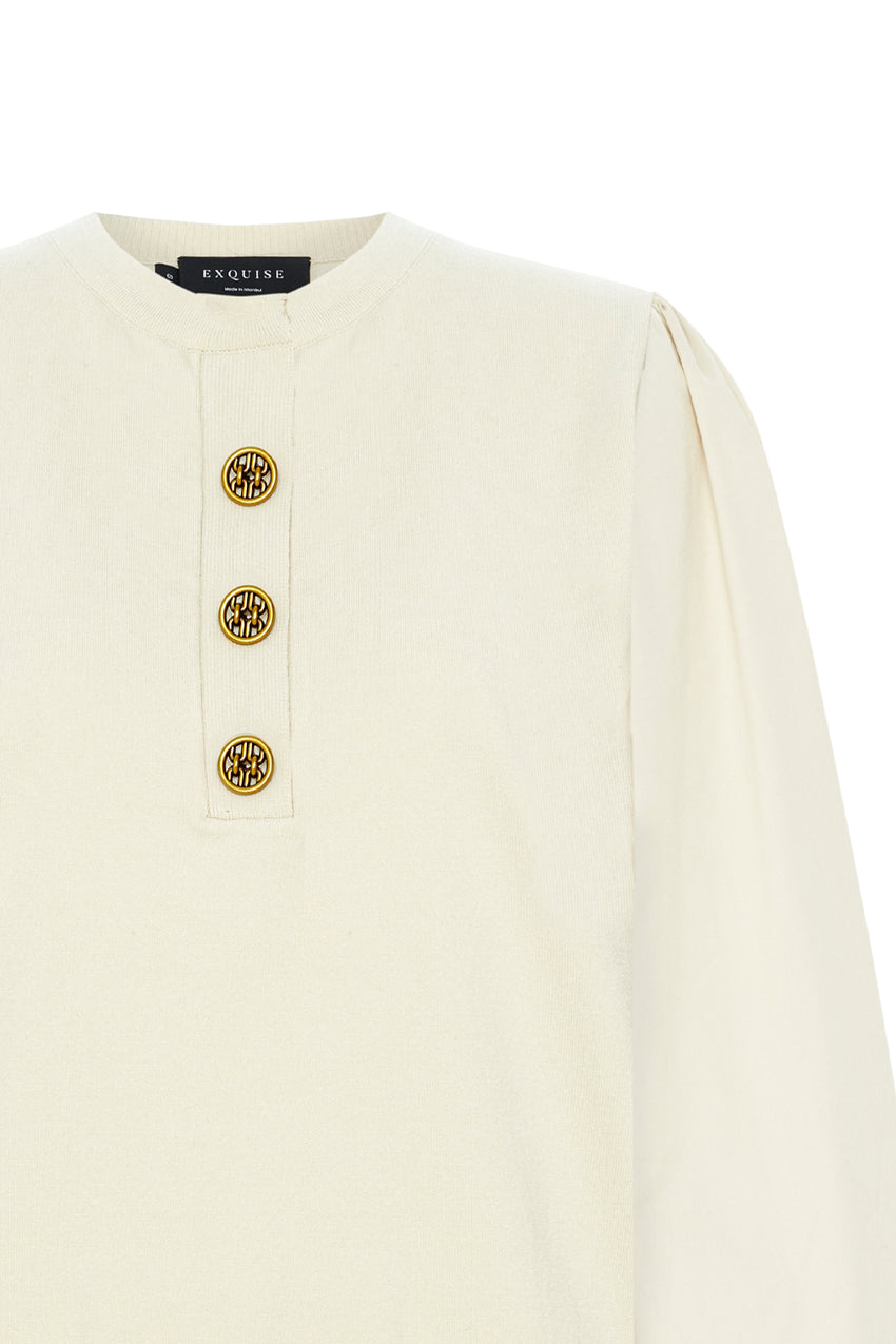 Amity Cotton Blouse – ECRU