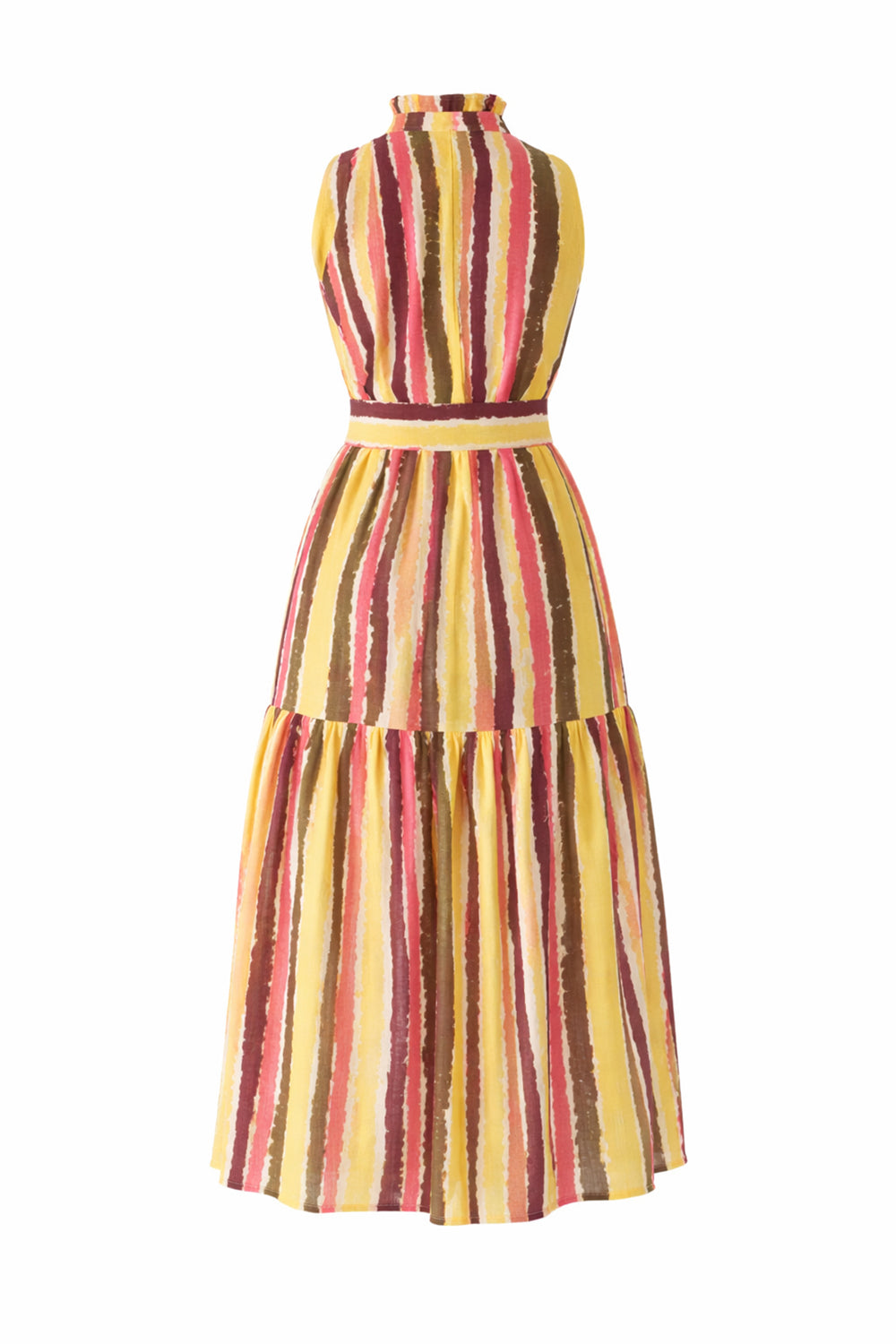 Bobo Dress  Abstract Print Shirt Dress - Multi Color