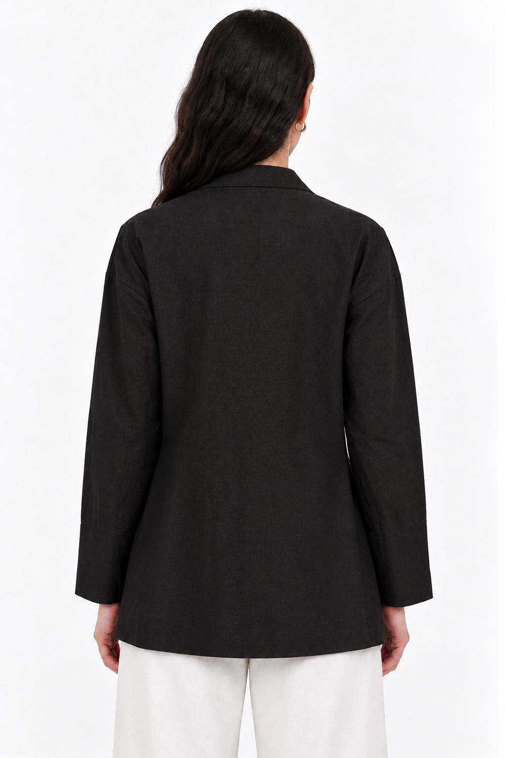 Elisa Belted Jacket – BLACK