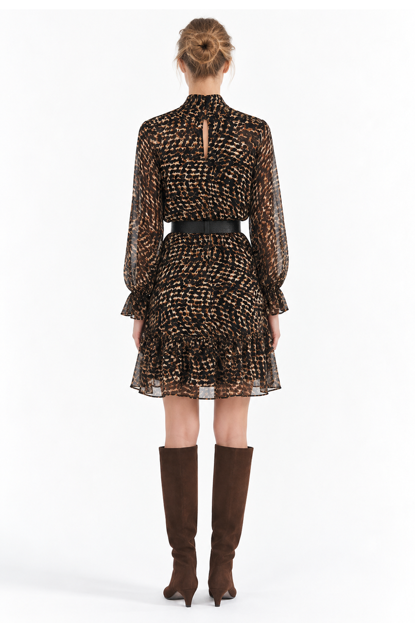Angelique Mini Dress - MULTI COLOR