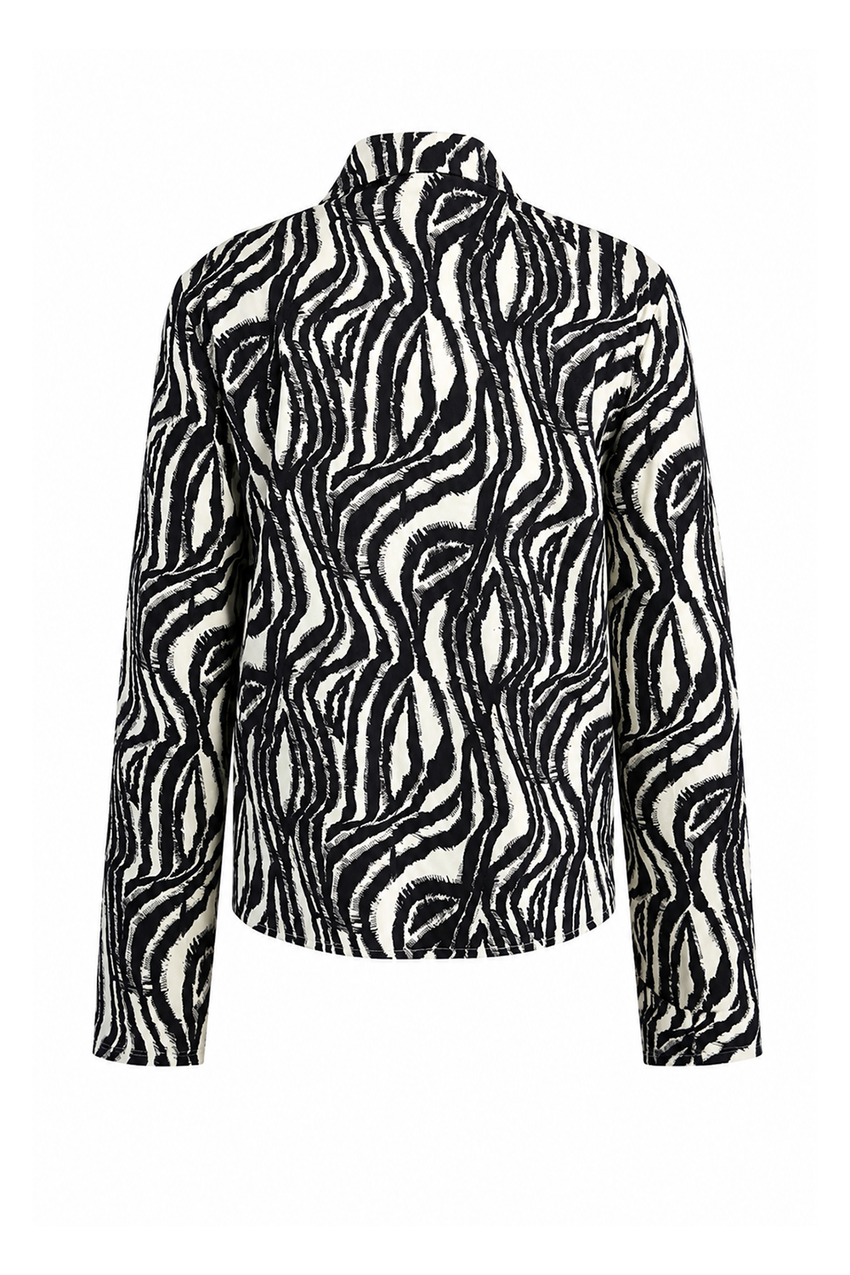 Adelaide Zebra Print Shirt - MULTI COLOR