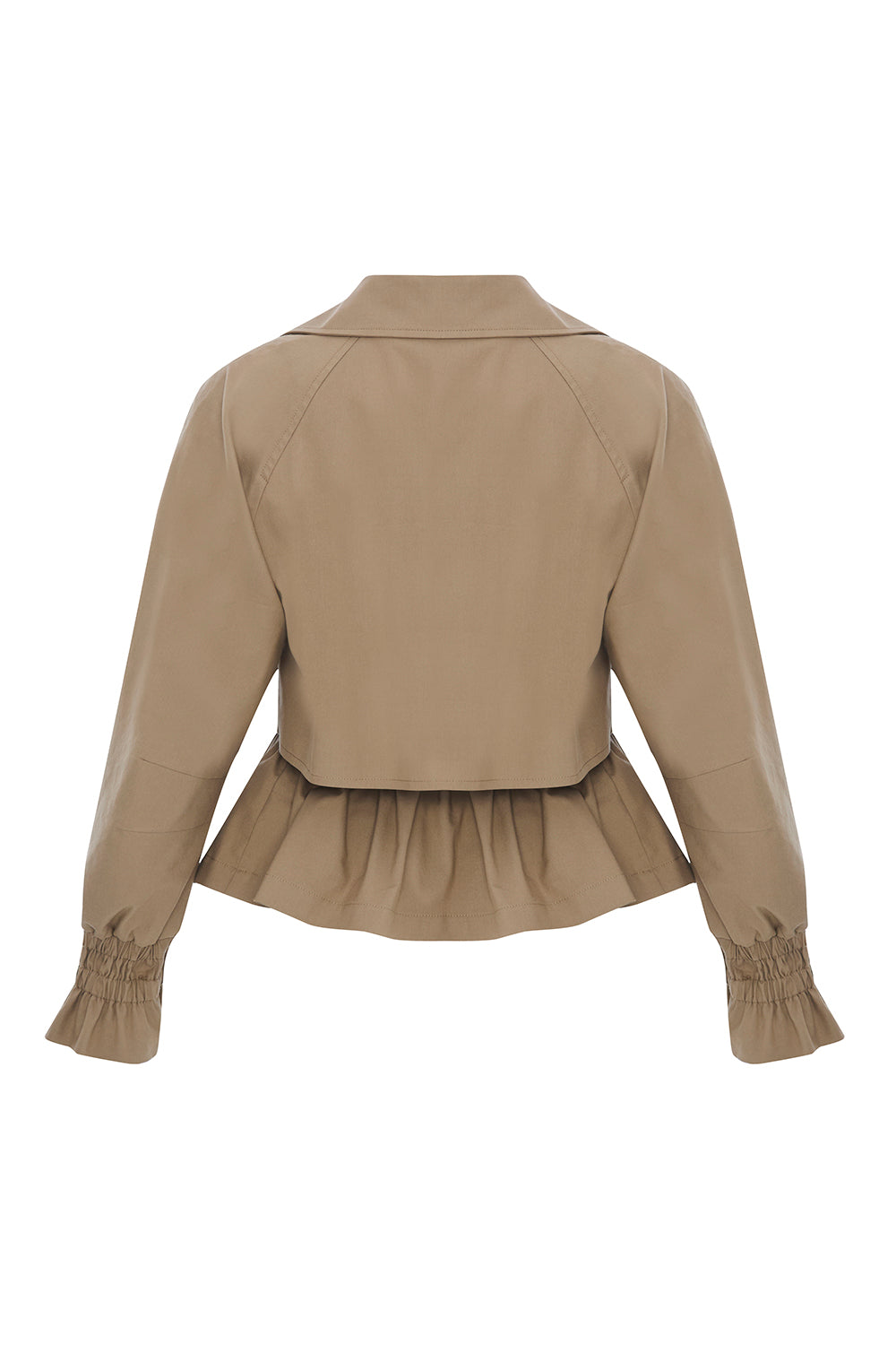 Yareli Collar Jacket – BEIGE