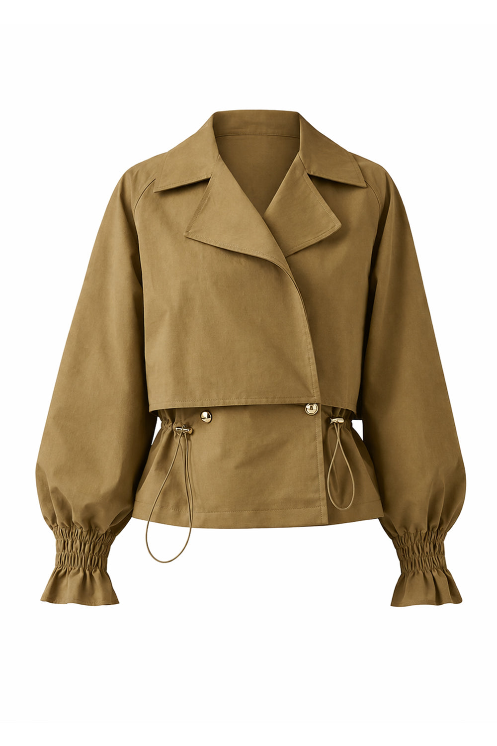 Yareli Collar Jacket - CAMEL