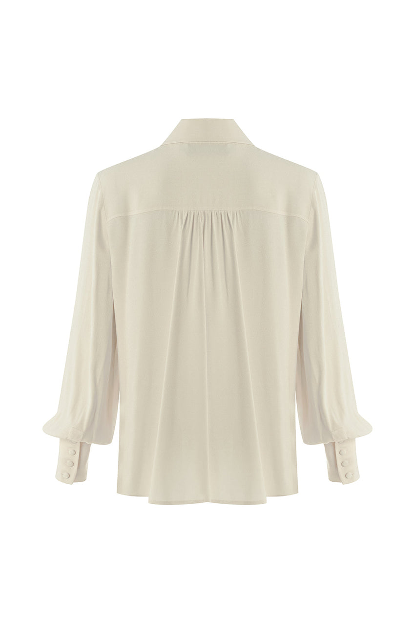 Harlee Long-Sleeve Shirt with Shirt Collar