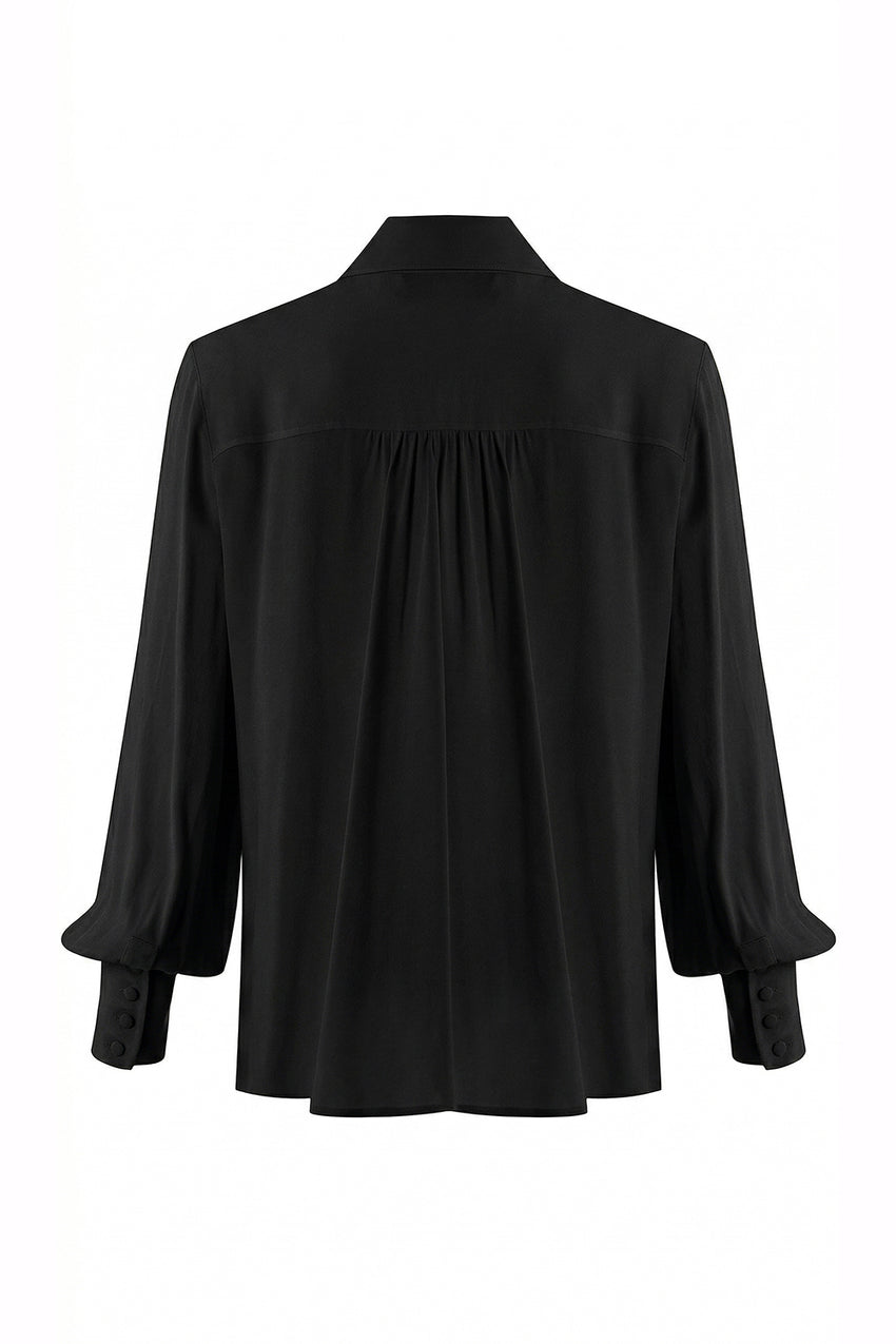 Harlee Long Sleeve Shirt - BLACK