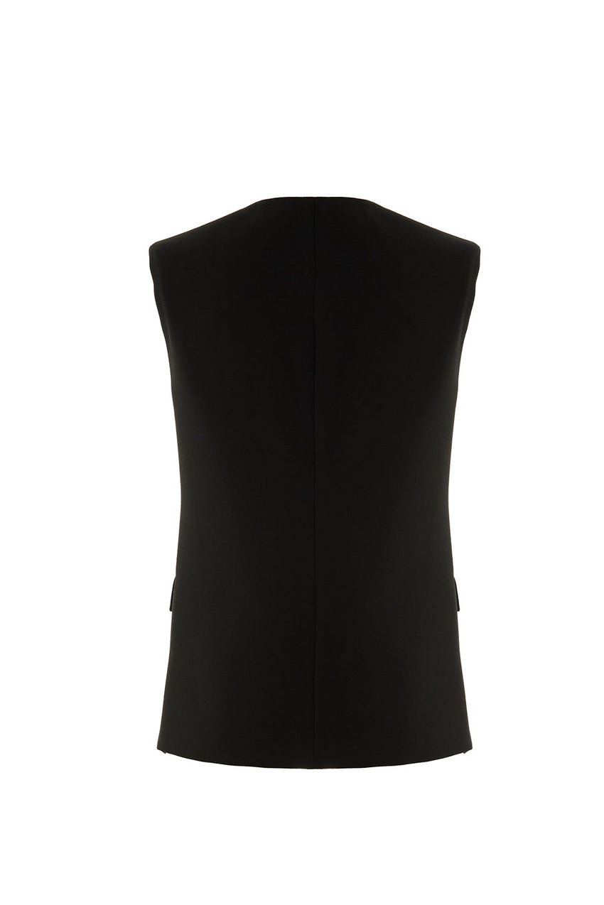 Celia Sleeveless V-Neck Vest