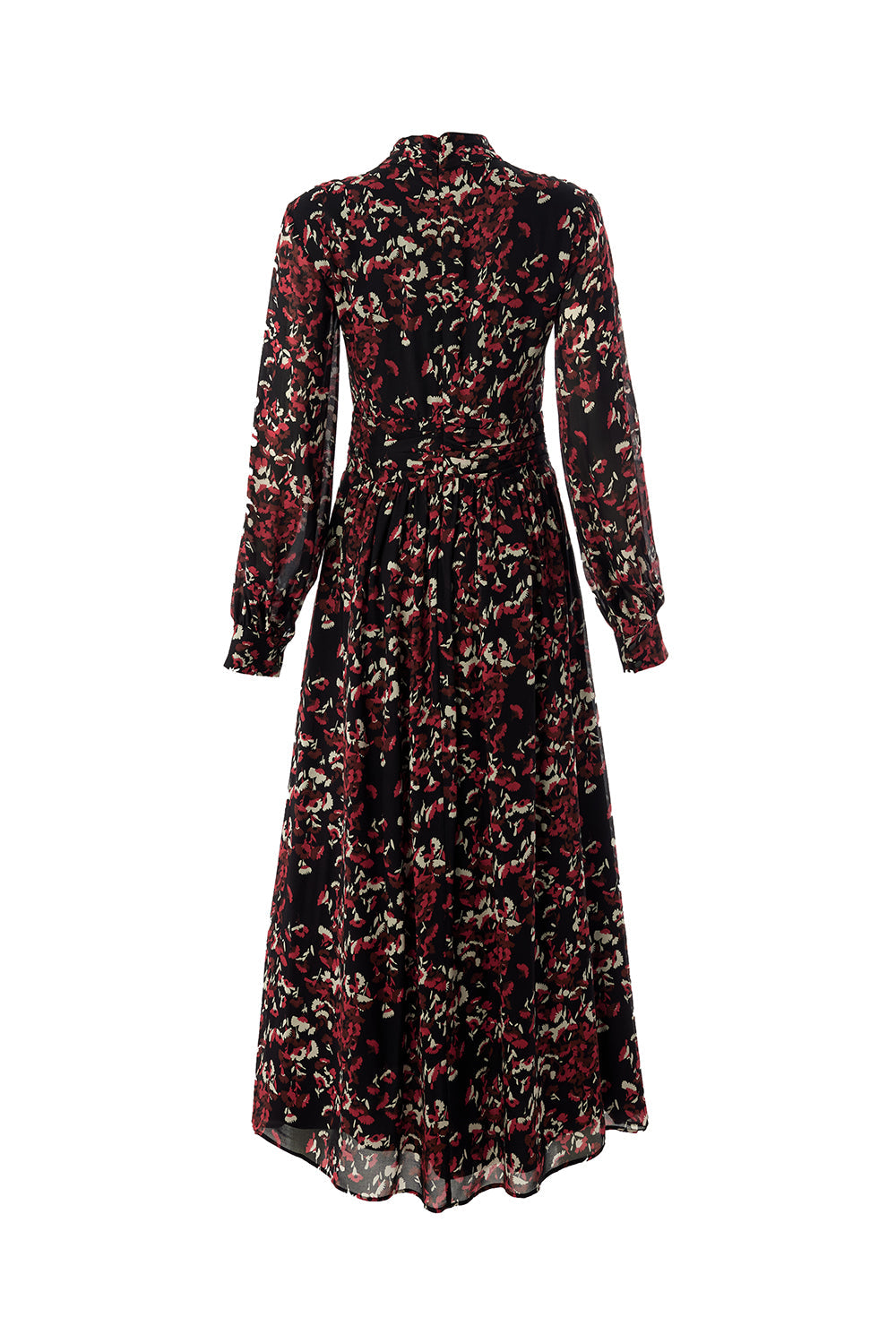 Erin Printed High Neck Maxi Dress