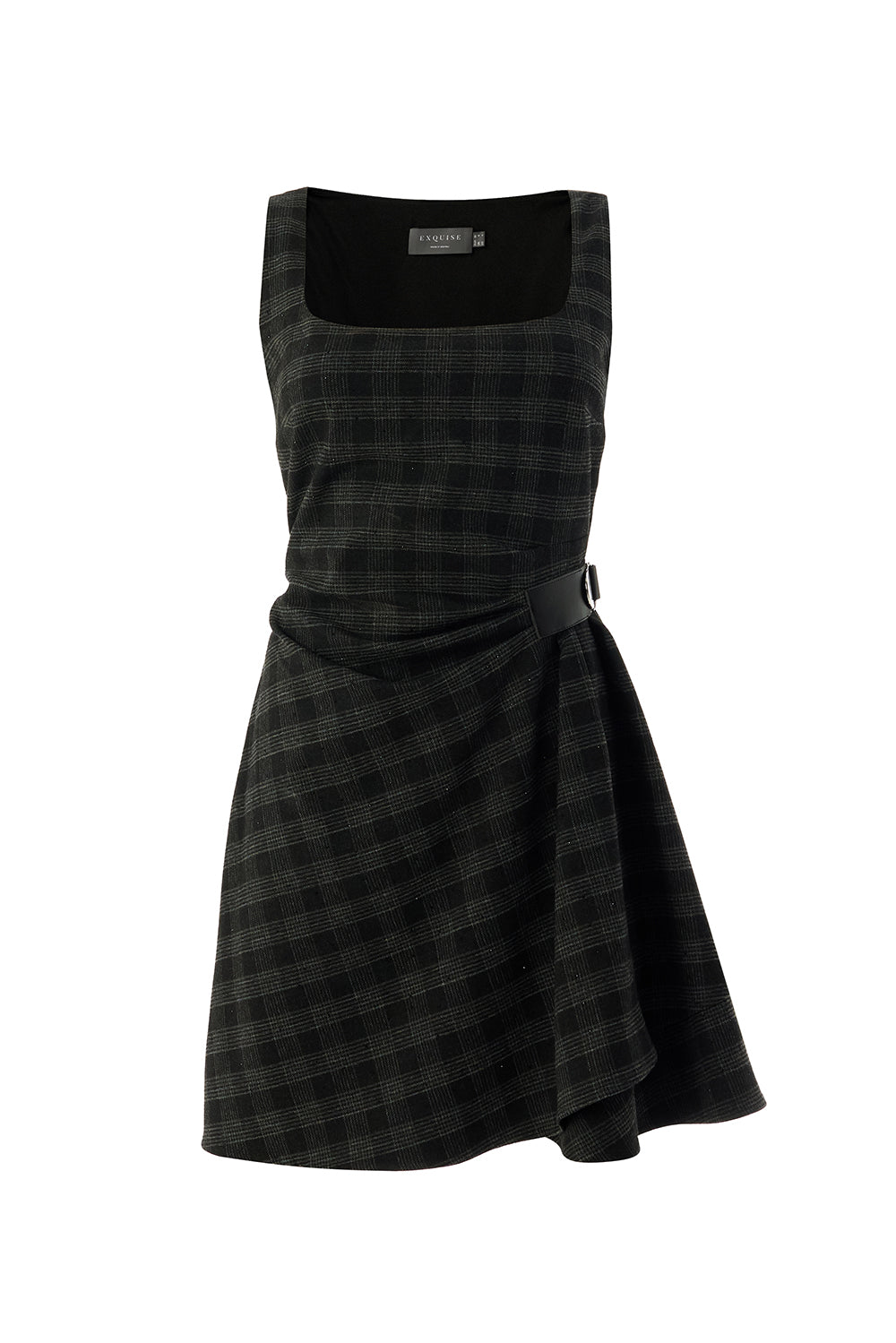 Jada Anthracite Sleeveless Mini Dress